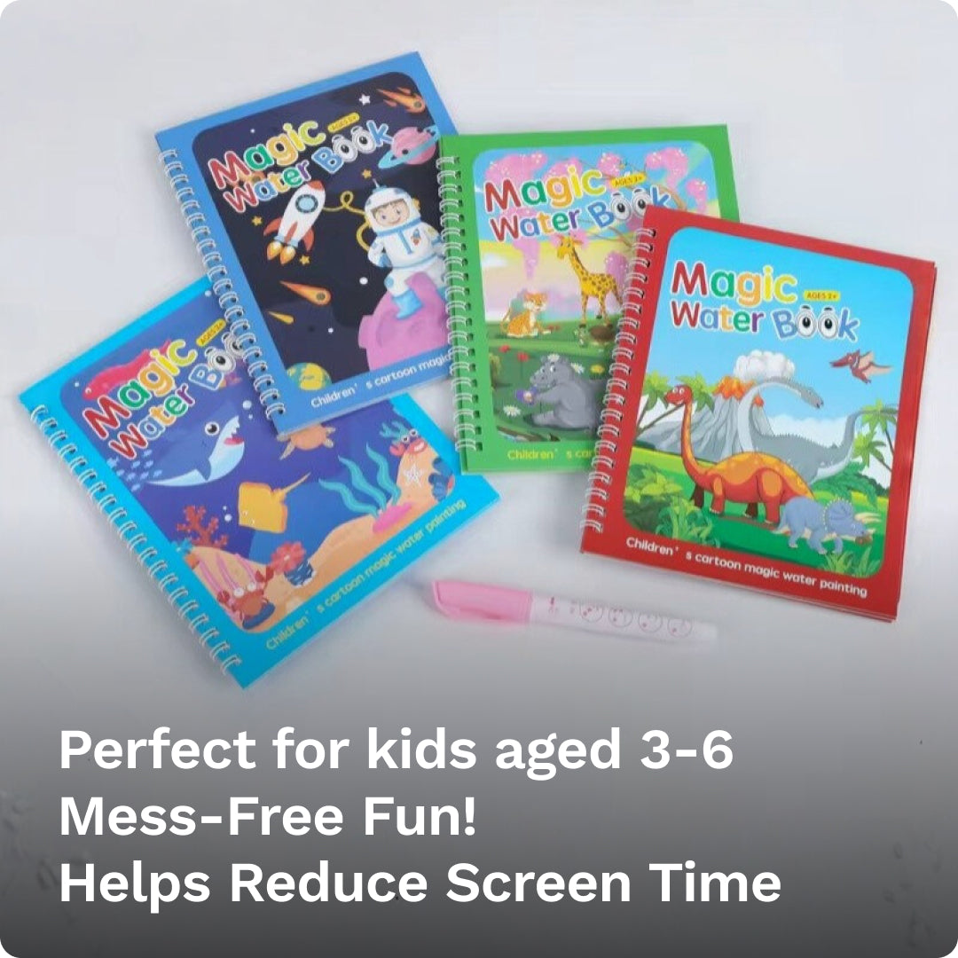 Kids' Magic Water Colouring Book