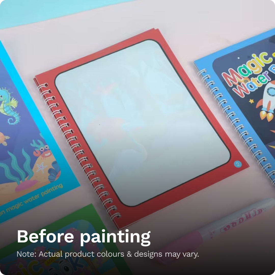 Kids' Magic Water Colouring Book