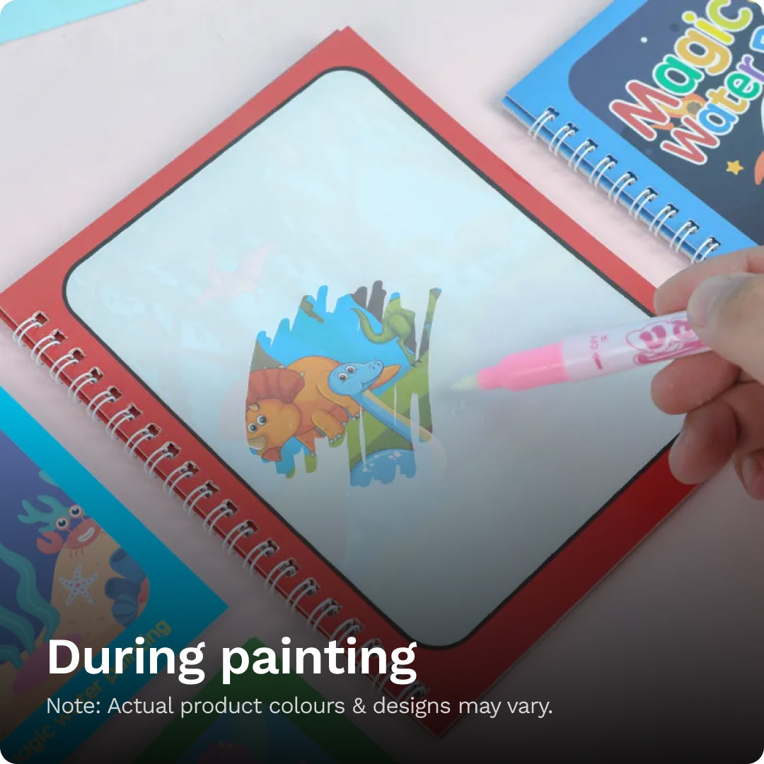 Kids' Magic Water Colouring Book