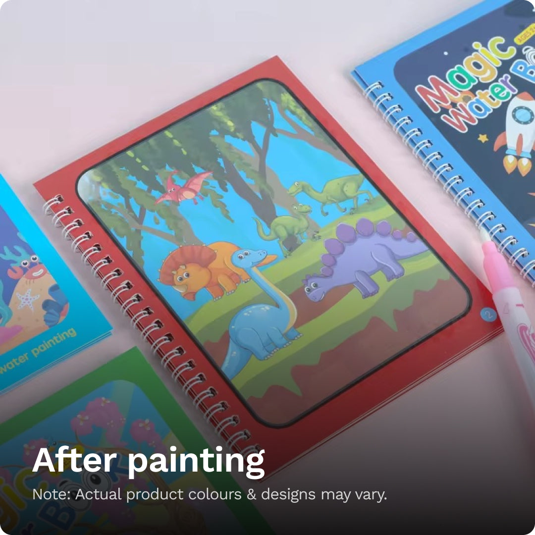 Kids' Magic Water Colouring Book
