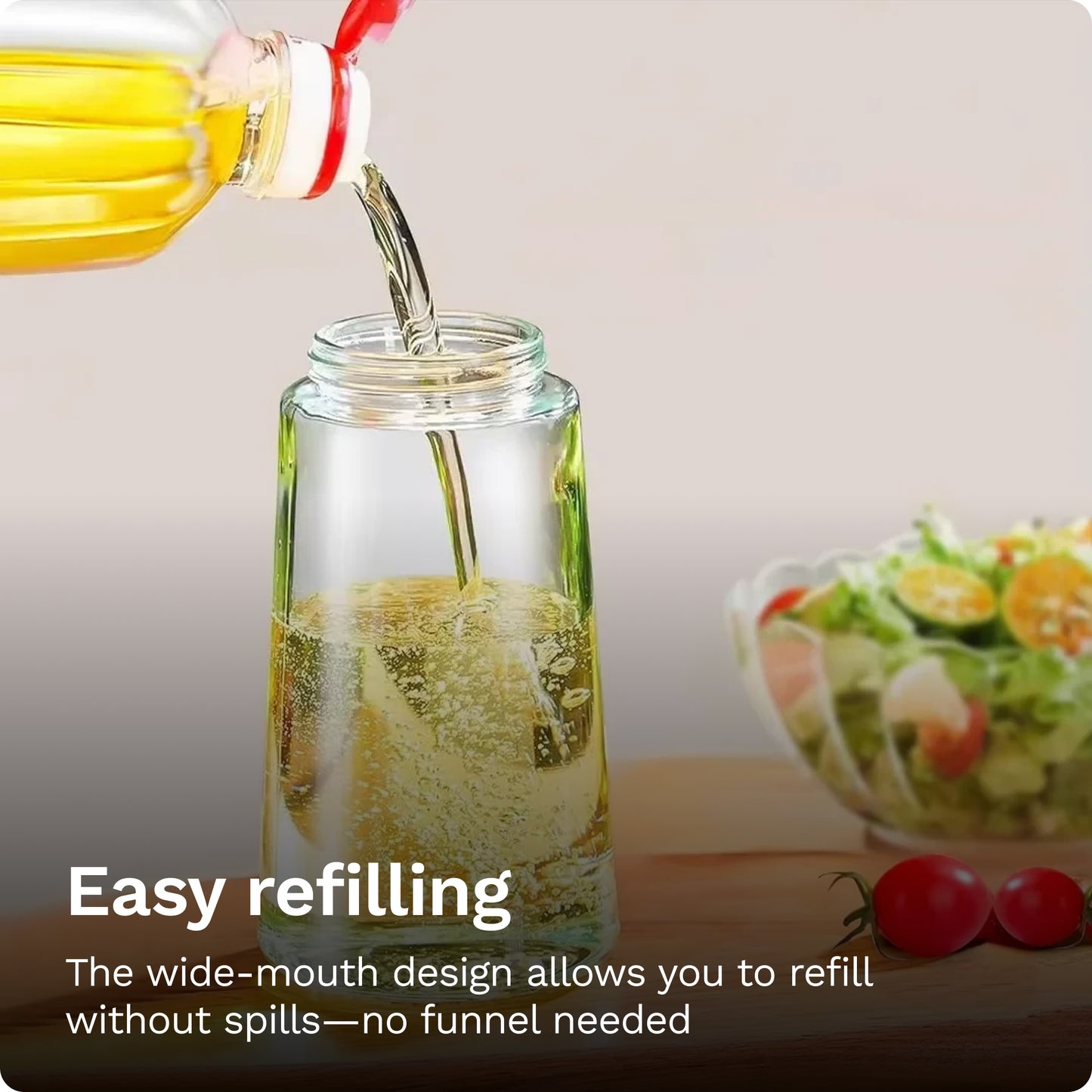 Oil Applicator & Spray Bottle (500 ml)