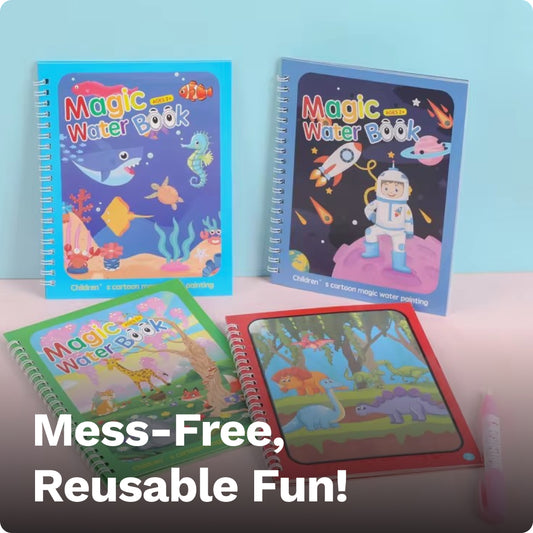 Kids' Magic Water Colouring Book