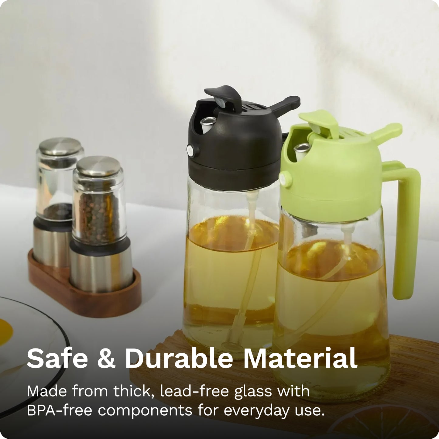 Oil Applicator & Spray Bottle (500 ml)